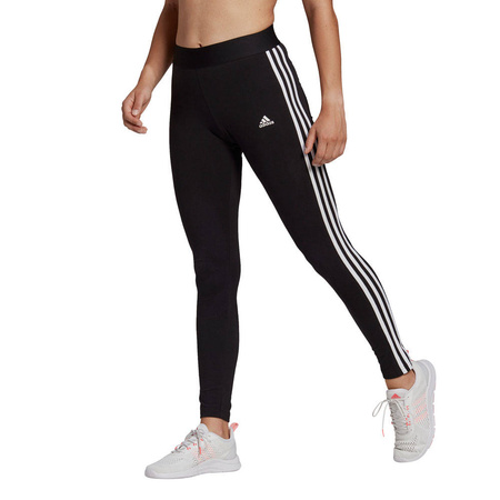 Spodnie damskie czarne adidas LOUNGEWEAR Essentials 3-Stripes Leggings (GL0723)