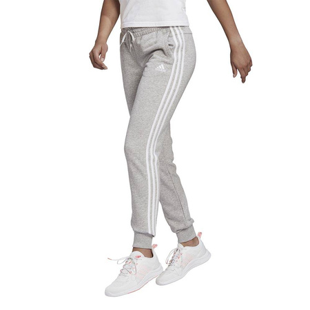 Spodnie damskie szare adidas W 3S FT C PT (GM8735)