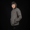 Polar męski z kapturem Geographical Norway Unicia szary EO MEN 235 (WW4510H/GNO-DARK-GREY)
