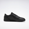 Tenisówki Reebok CLUB C 85 sneakersy męskie/damskie sportowe czarne skórzane (AR0454)